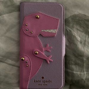 Kate Spade Dino Appliqué Folio iPhone 7/8 Case